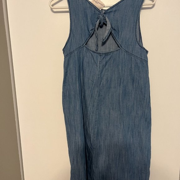 UNIVERSAL THREADS Denim Chambray Sleeveless Tank Dress SIZE Medium - Picture 4 of 4
